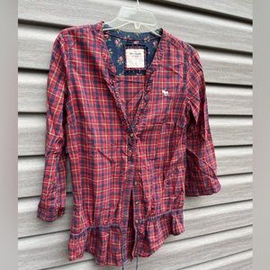 Plaid blouse